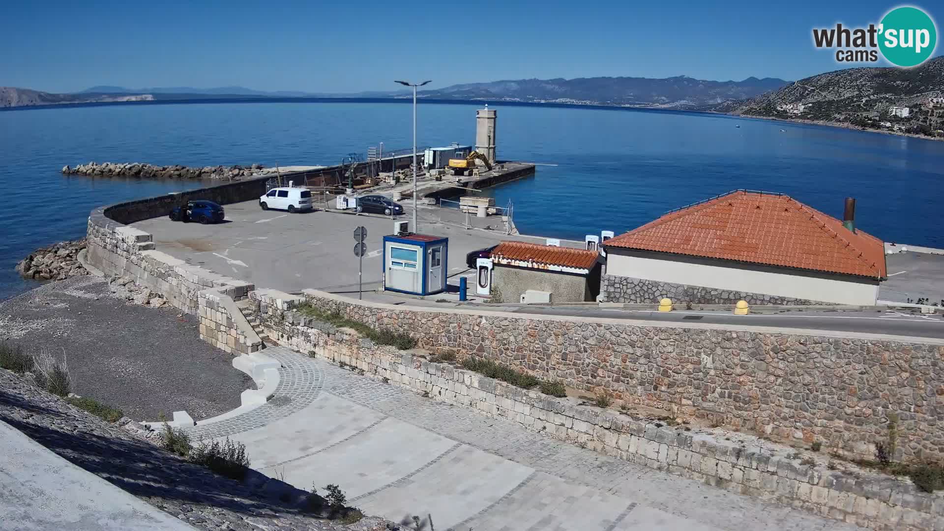Senj Harbour Webcam – Breakwater & Lighthouse Live View