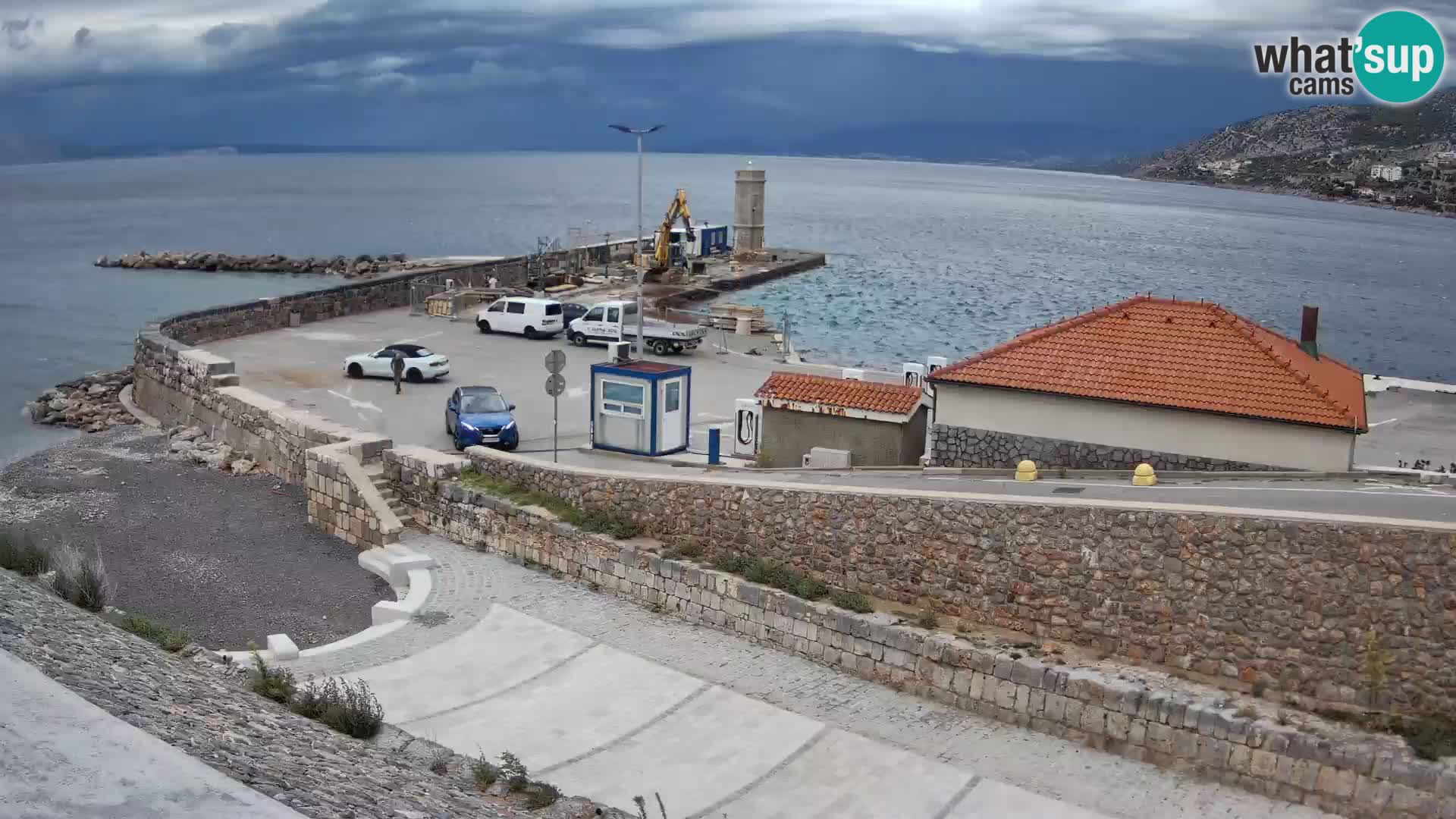 Web kamera Senj luka – Lukobran i svjetionik uživo