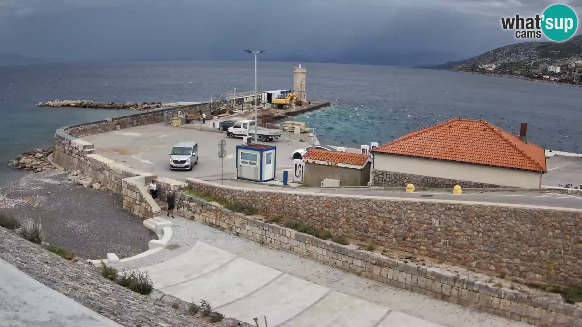 Senj Harbour Webcam – Breakwater & Lighthouse Live View