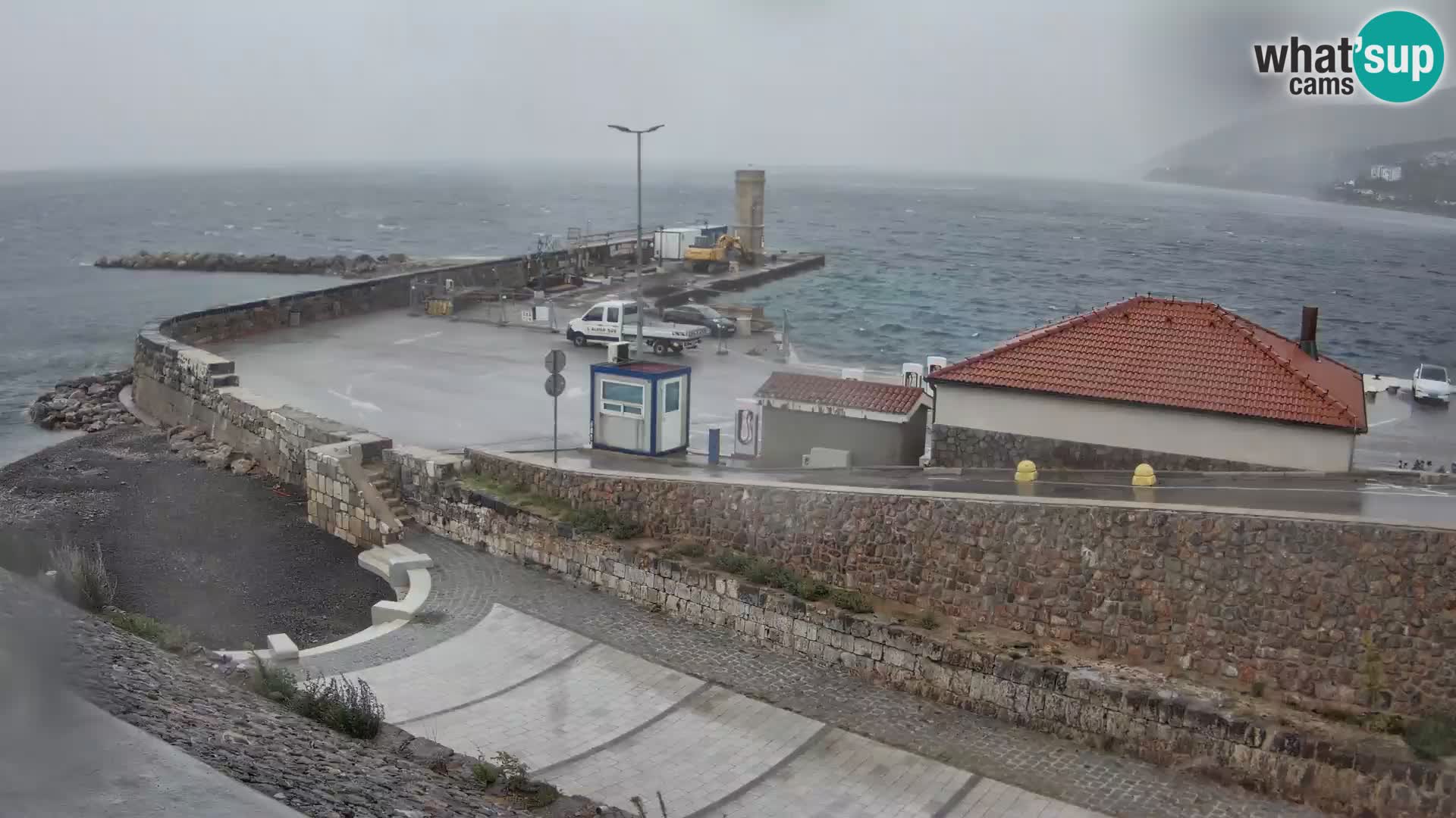 Webcam Porto di Segna – Frangiflutti e Faro in diretta