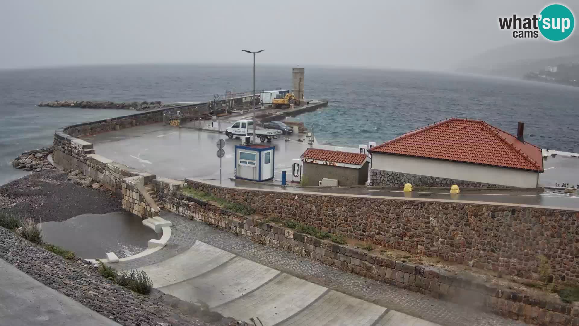 Webcam puerto de Senj – Rompeolas y faro en directo