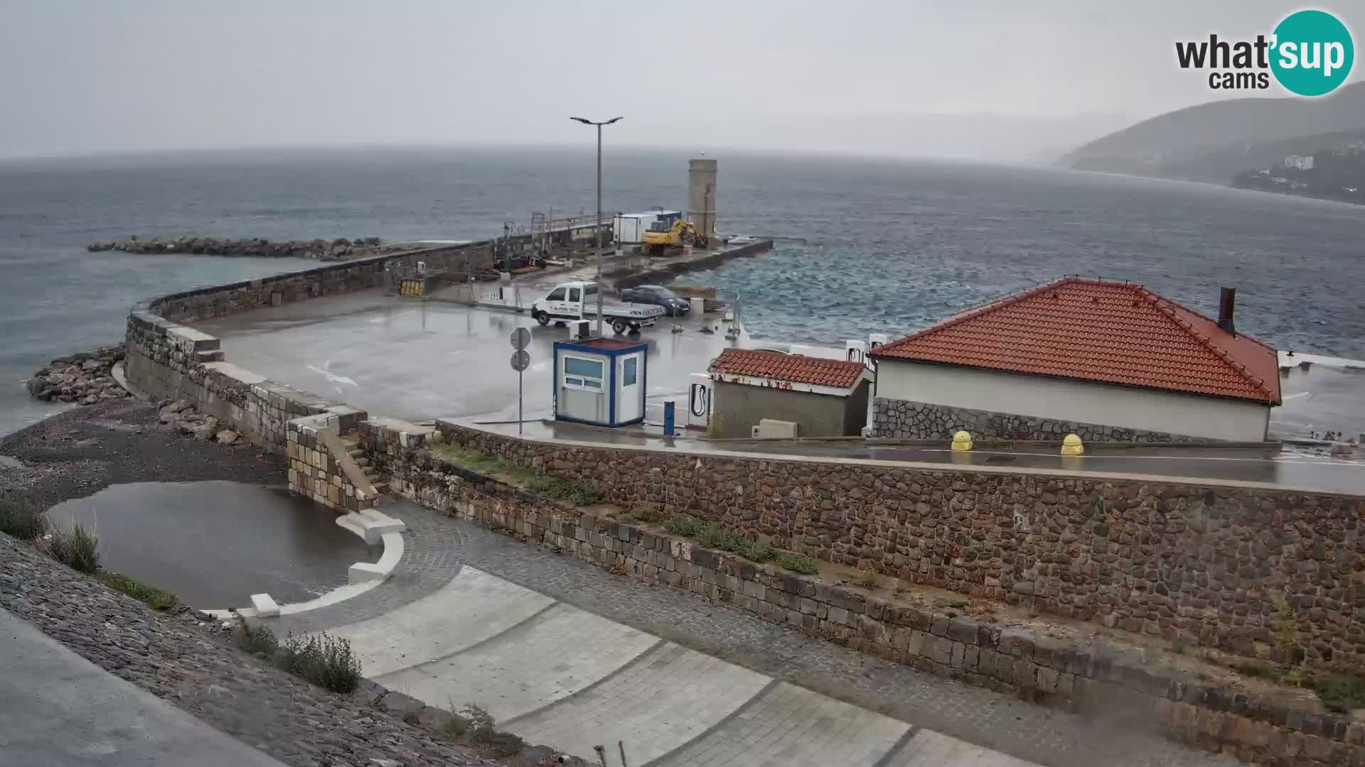 Webcam Porto di Segna – Frangiflutti e Faro in diretta