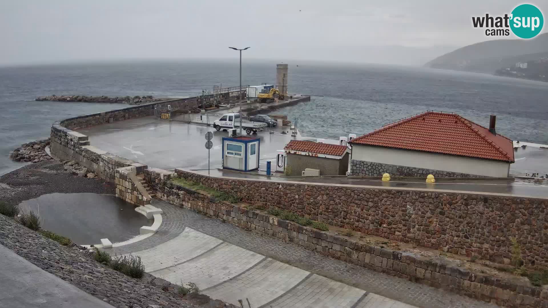 Senj Harbour Webcam – Breakwater & Lighthouse Live View