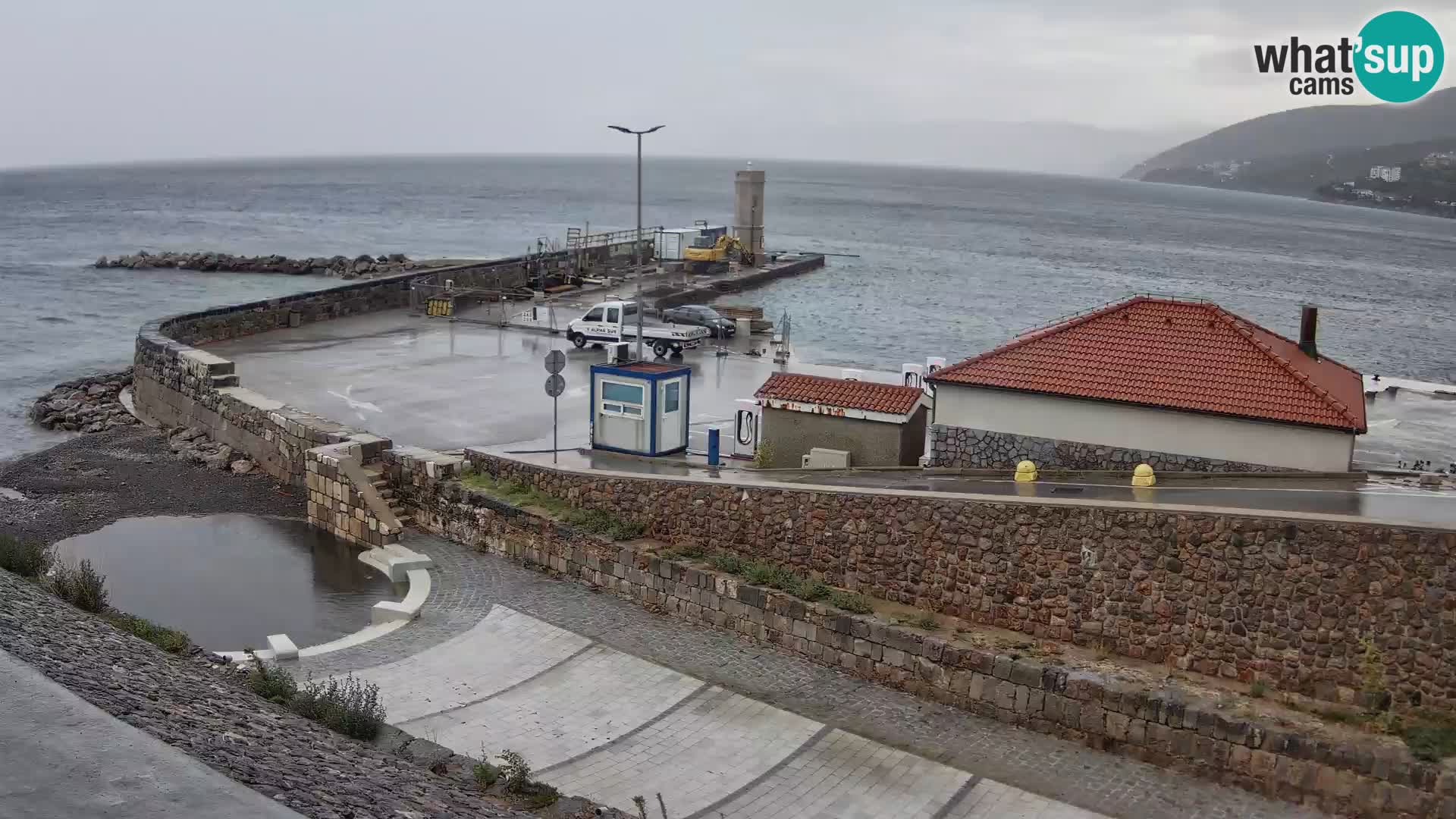 Webcam Porto di Segna – Frangiflutti e Faro in diretta