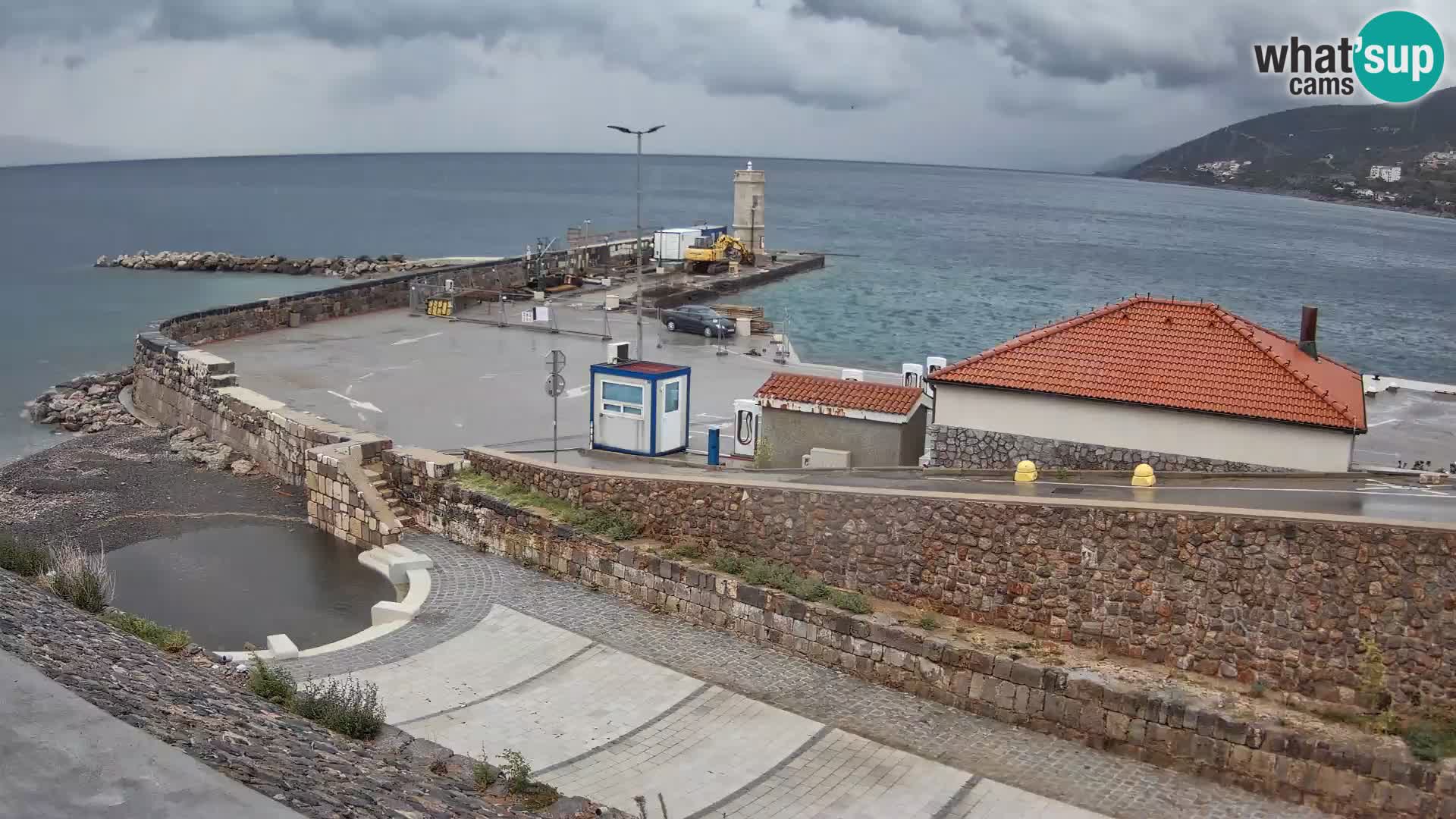 Webcam Porto di Segna – Frangiflutti e Faro in diretta