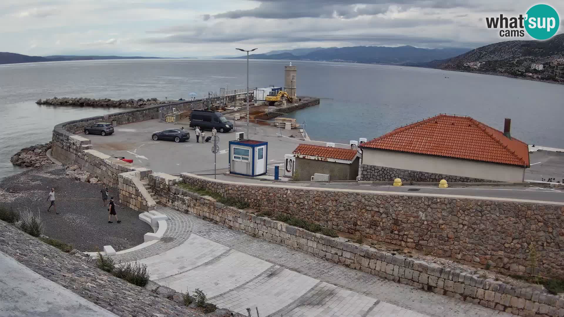 Web kamera Senj luka – Lukobran i svjetionik uživo