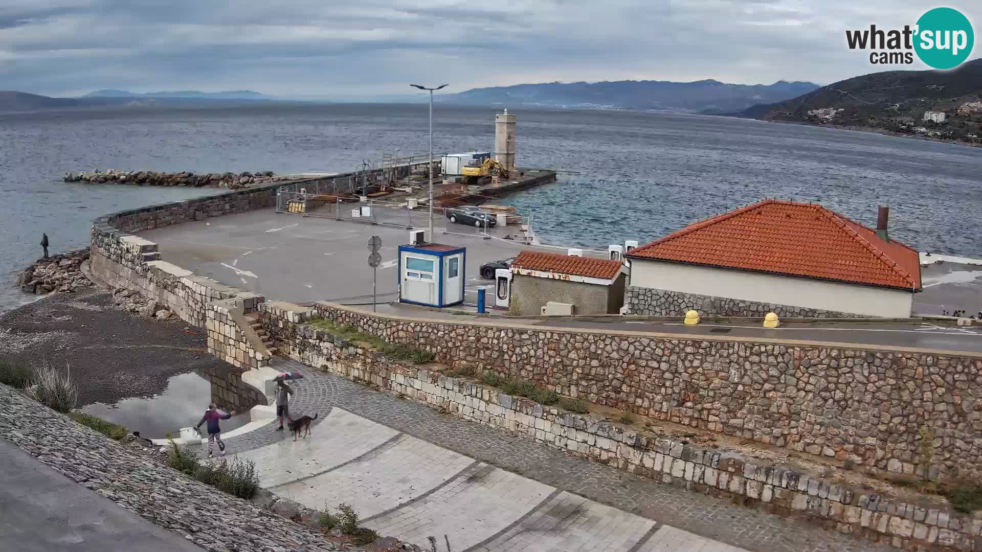 Web kamera Senj luka – Lukobran i svjetionik uživo