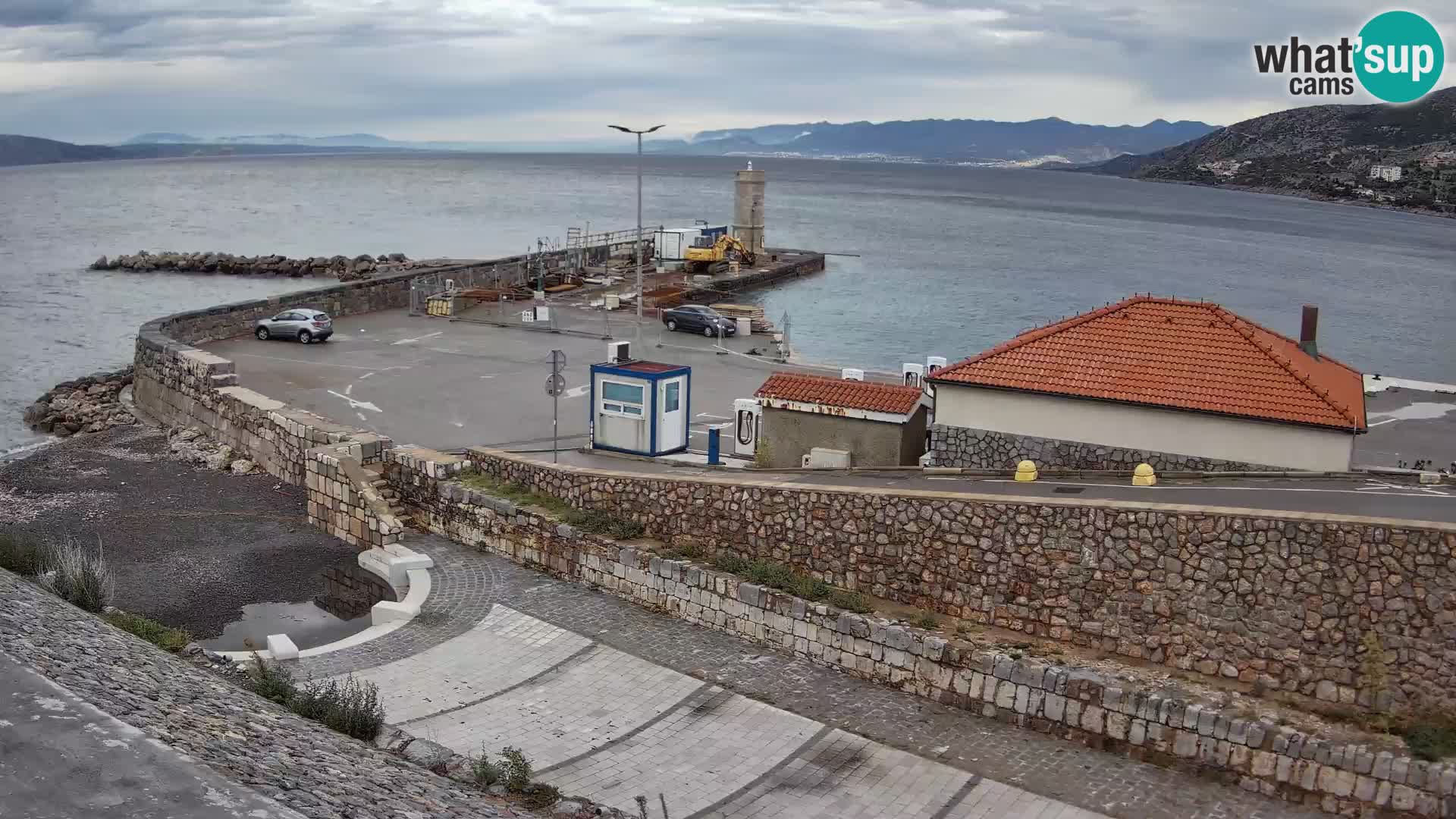 Web kamera Senj luka – Lukobran i svjetionik uživo