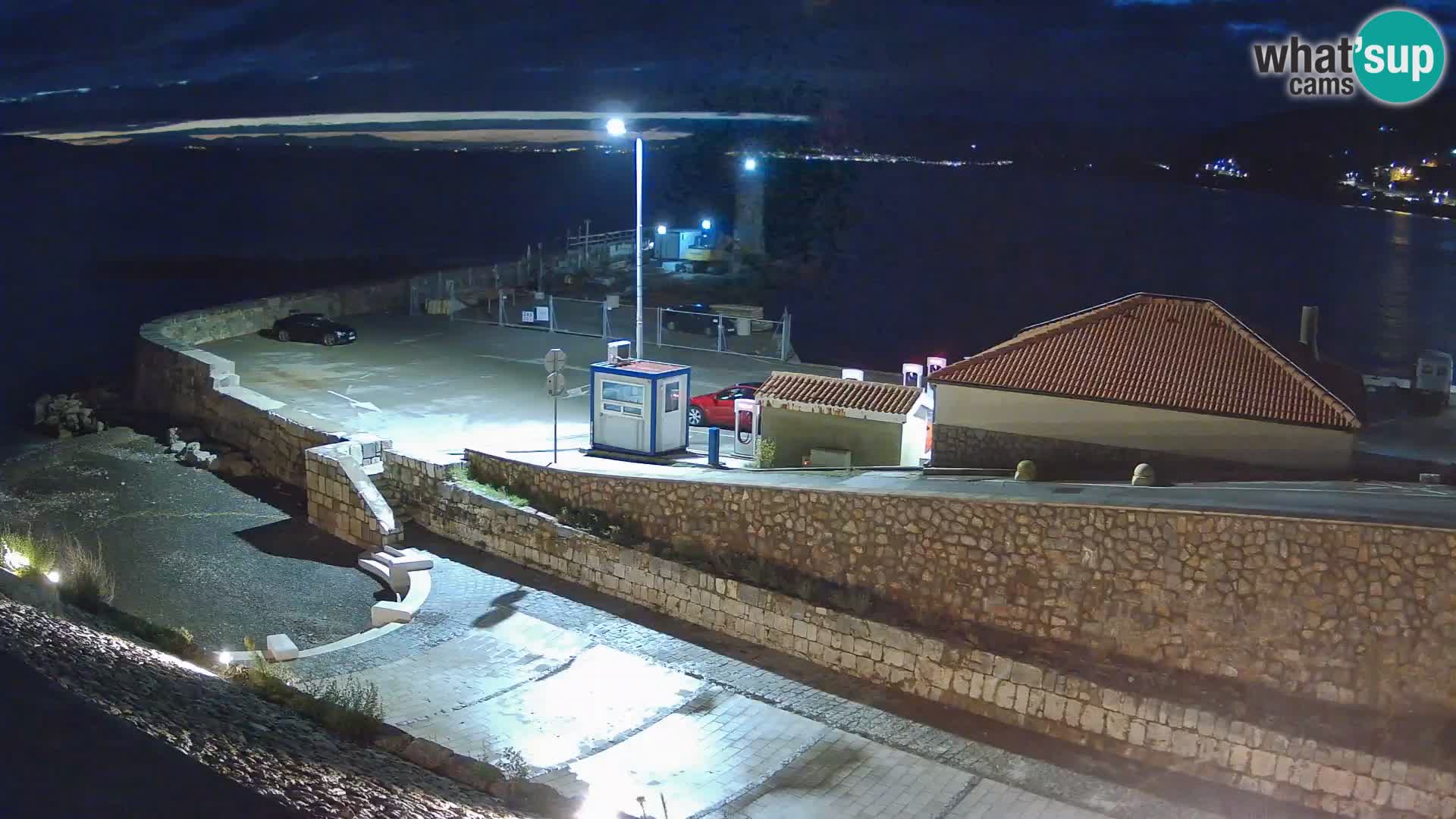 Senj Hafen Webcam – Wellenbrecher & Leuchtturm Liveblick