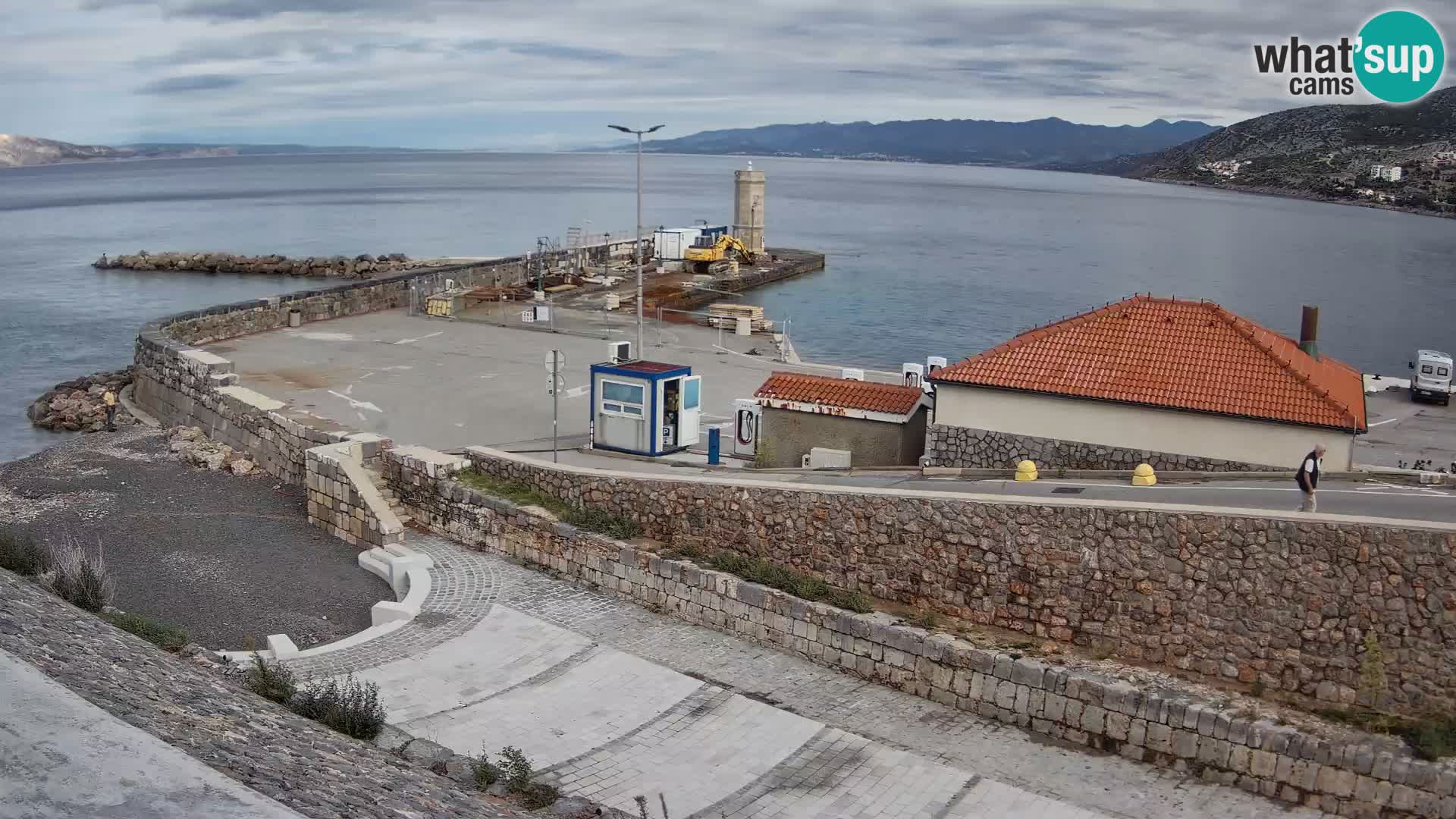 Senj Harbour Webcam – Breakwater & Lighthouse Live View