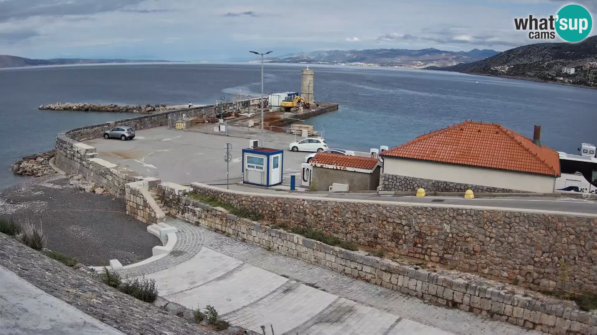 Senj Harbour Webcam – Breakwater & Lighthouse Live View