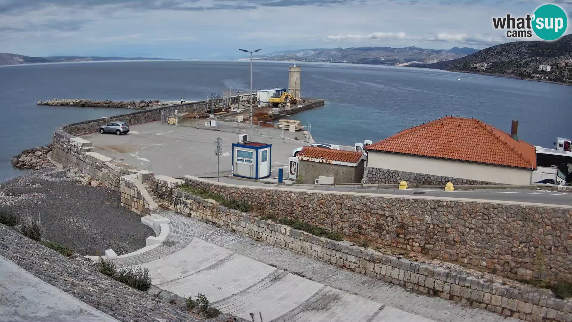 Senj Harbour Webcam – Breakwater & Lighthouse Live View