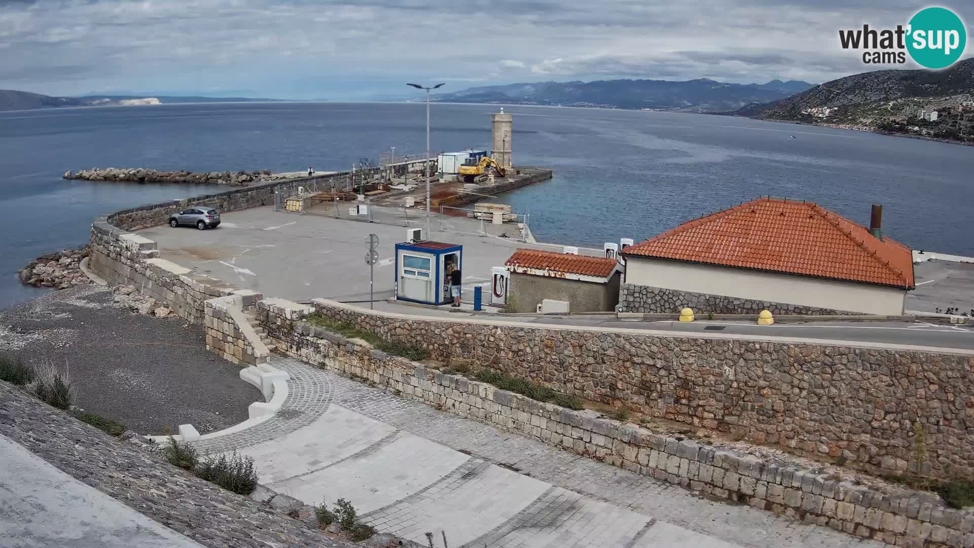 Senj Harbour Webcam – Breakwater & Lighthouse Live View