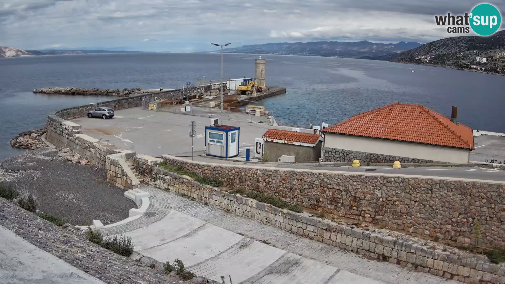 Senj Harbour Webcam – Breakwater & Lighthouse Live View
