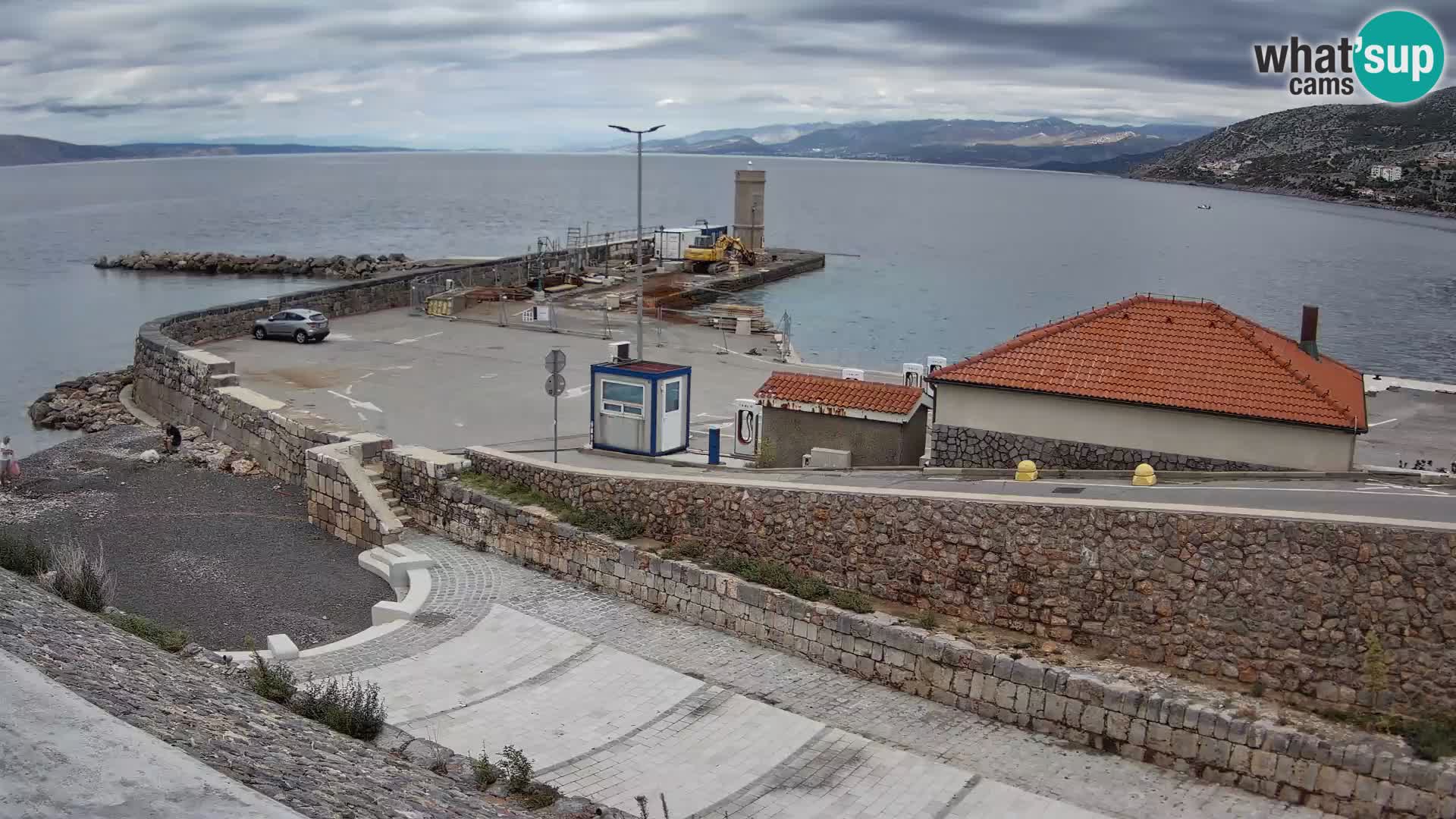 Senj Harbour Webcam – Breakwater & Lighthouse Live View