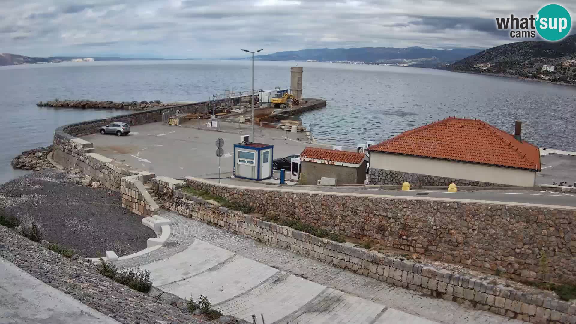 Senj Harbour Webcam – Breakwater & Lighthouse Live View