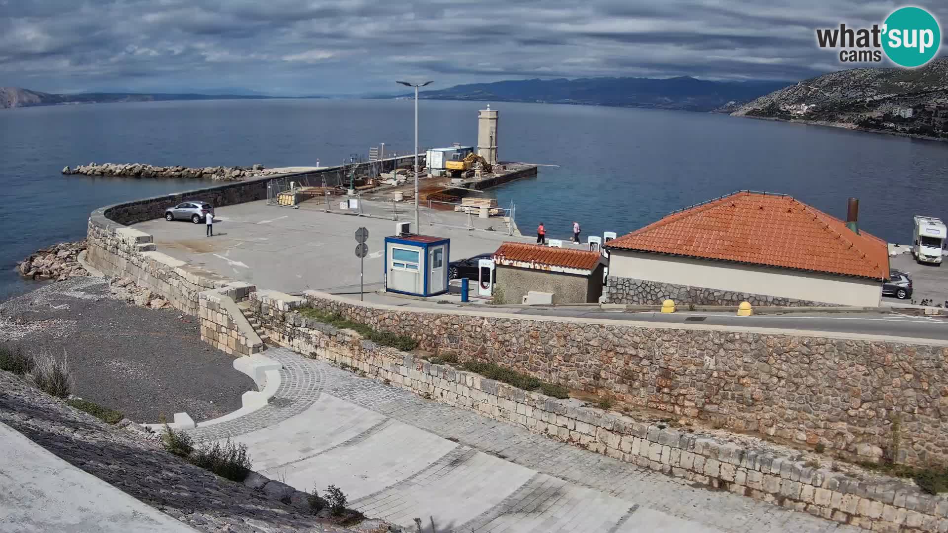 Web kamera Senj luka – Lukobran i svjetionik uživo