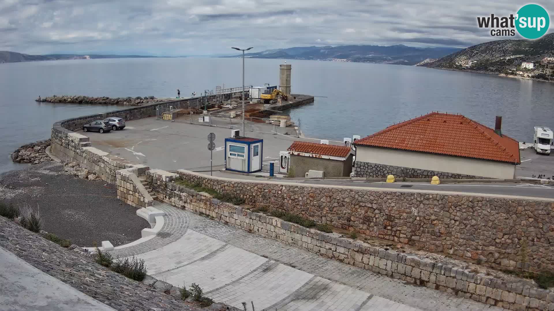 Senj Harbour Webcam – Breakwater & Lighthouse Live View