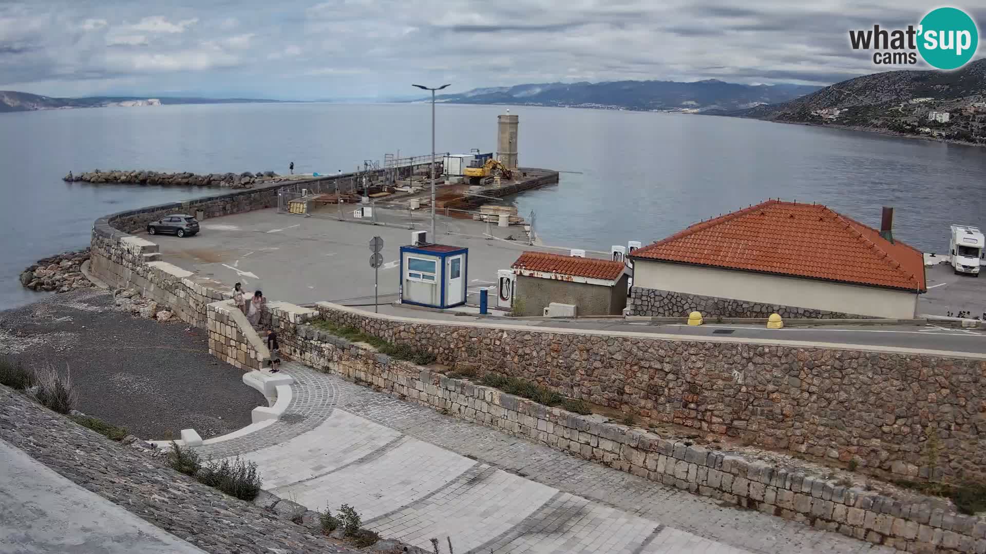 Senj Harbour Webcam – Breakwater & Lighthouse Live View