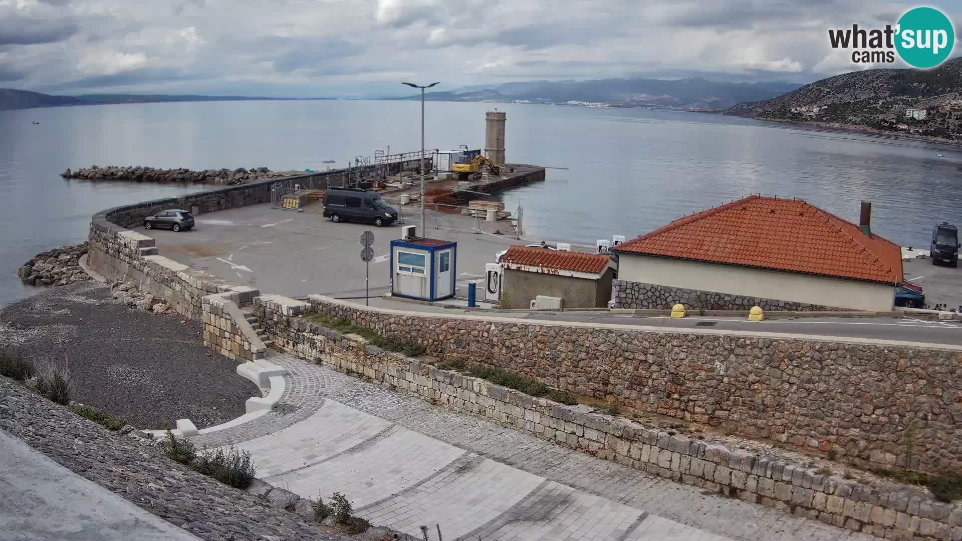 Senj Harbour Webcam – Breakwater & Lighthouse Live View