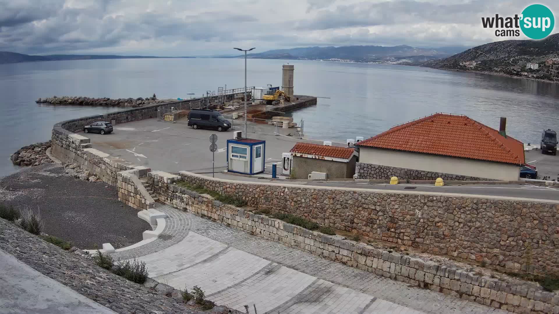 Senj Harbour Webcam – Breakwater & Lighthouse Live View