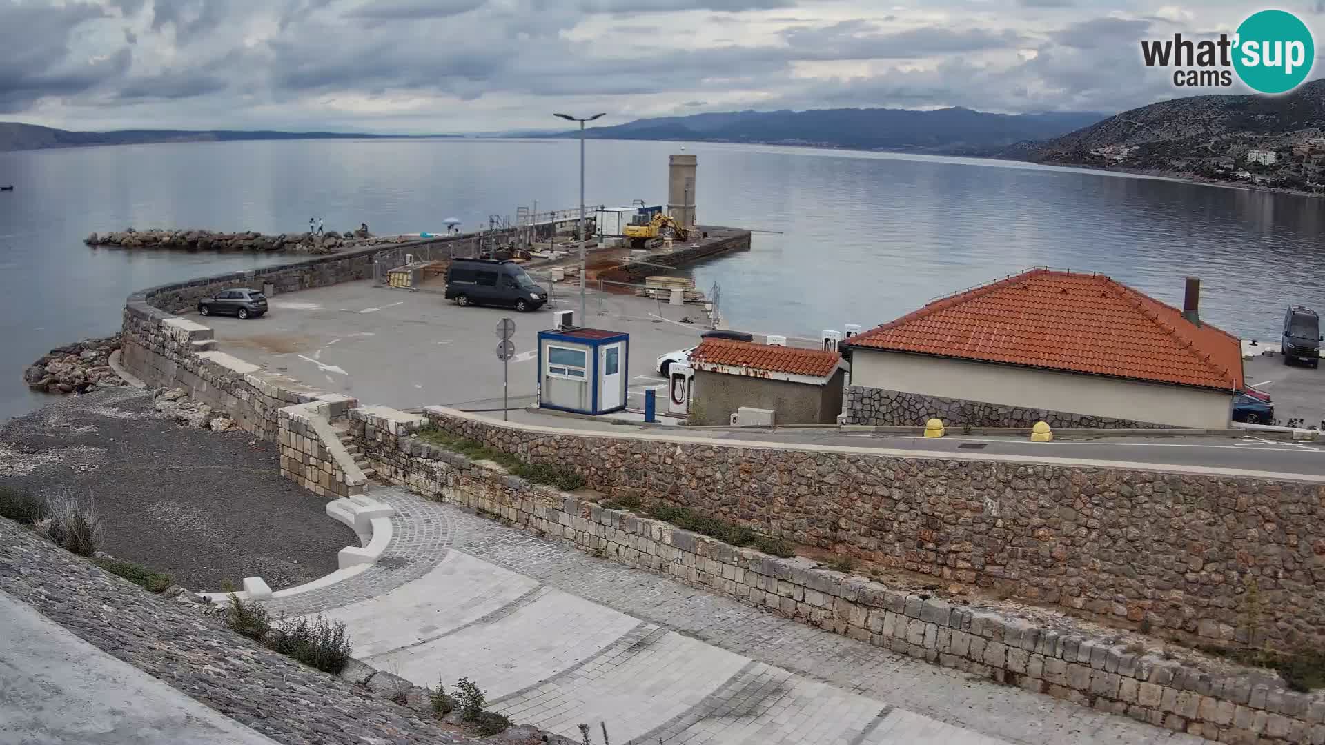 Senj Harbour Webcam – Breakwater & Lighthouse Live View