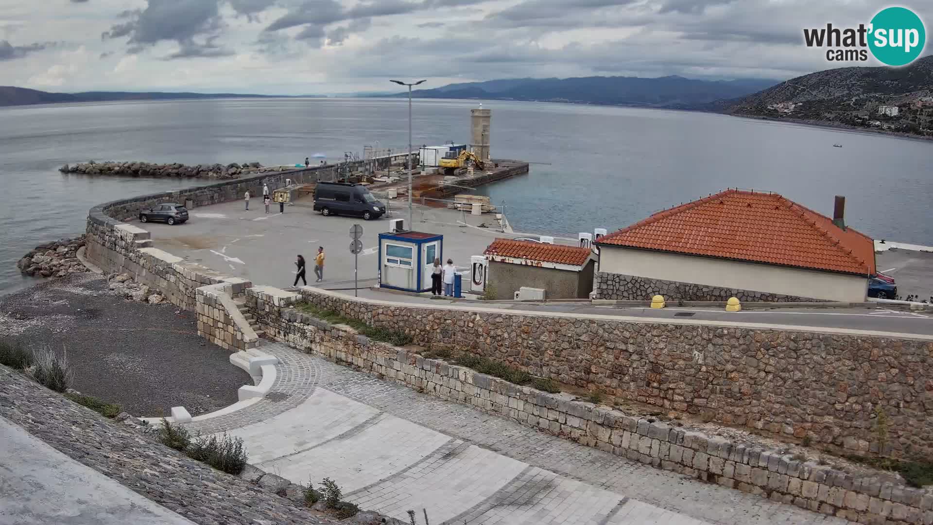 Senj Harbour Webcam – Breakwater & Lighthouse Live View
