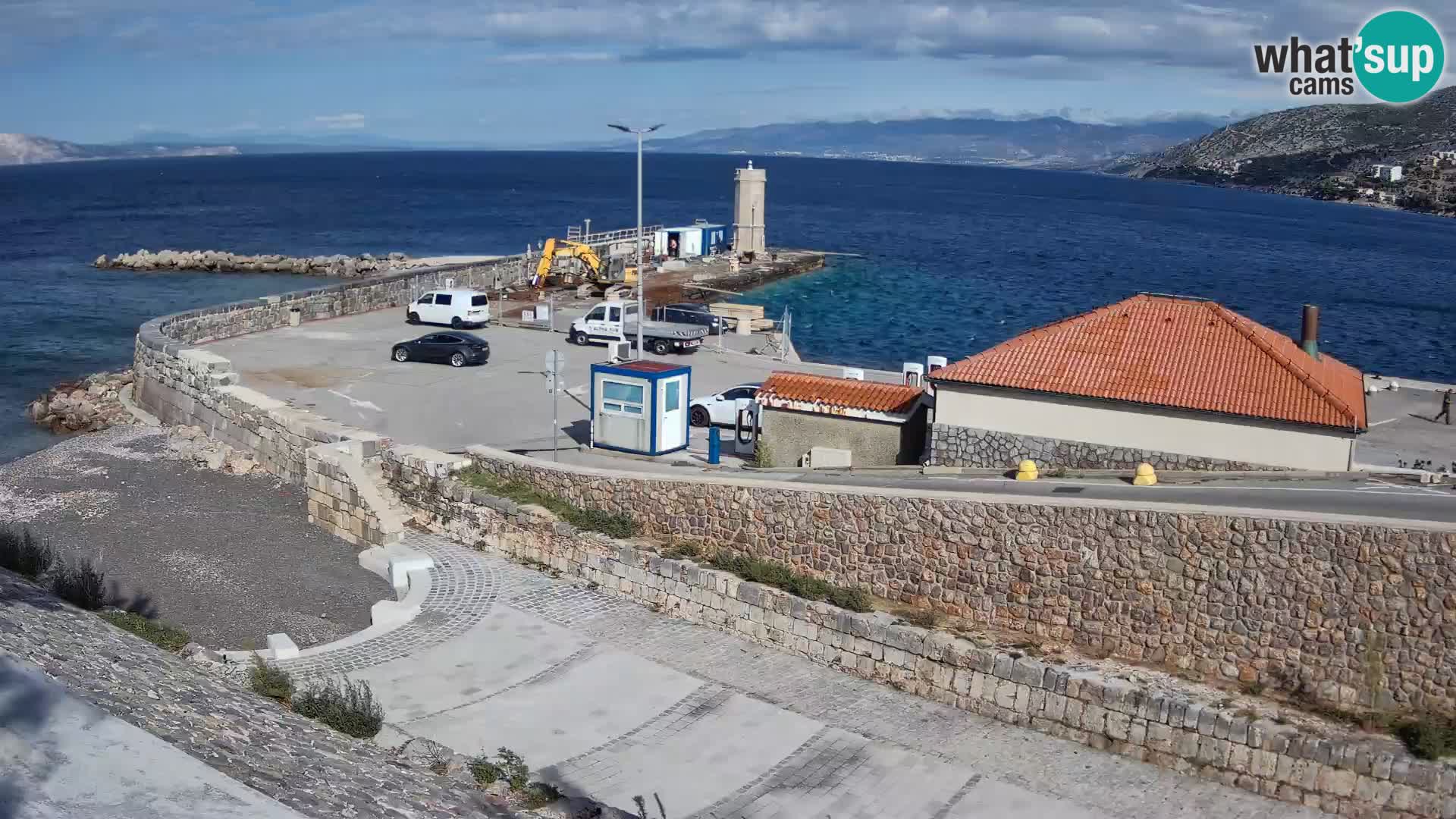 Senj Harbour Webcam – Breakwater & Lighthouse Live View