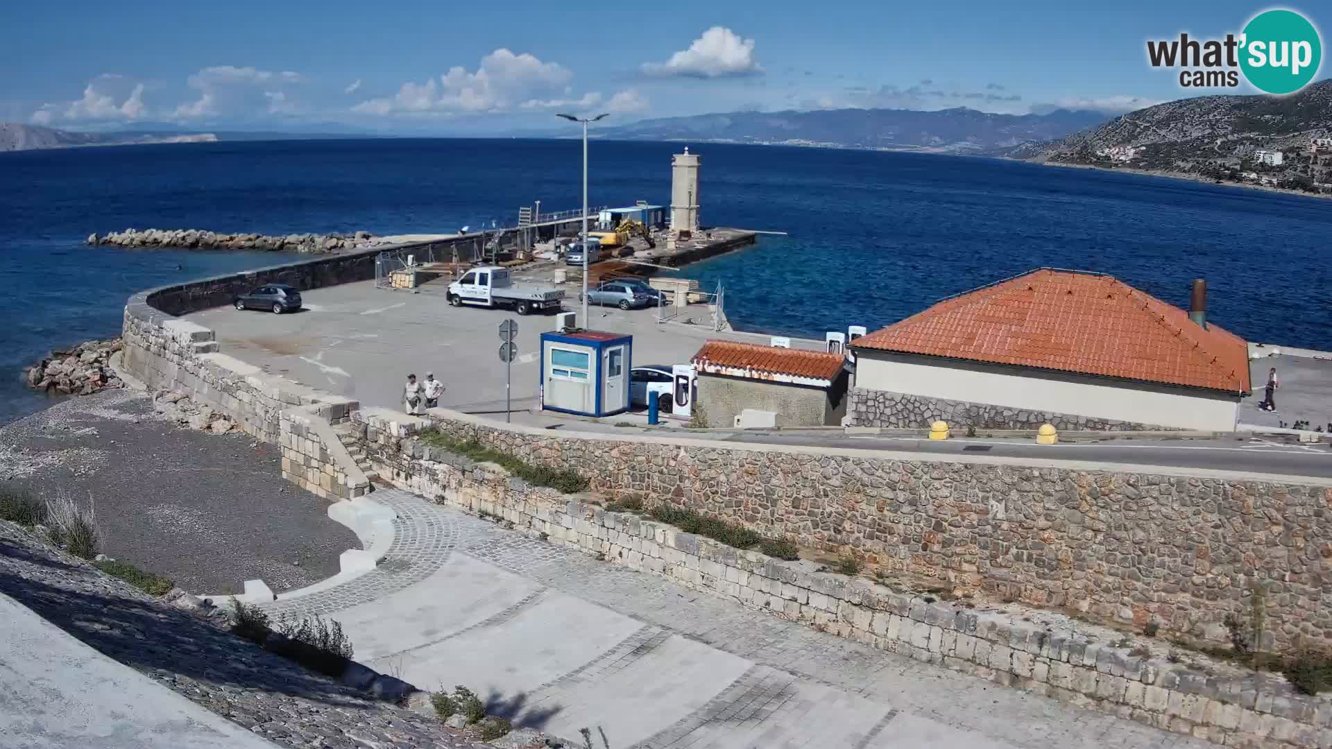 Web kamera Senj luka – Lukobran i svjetionik uživo