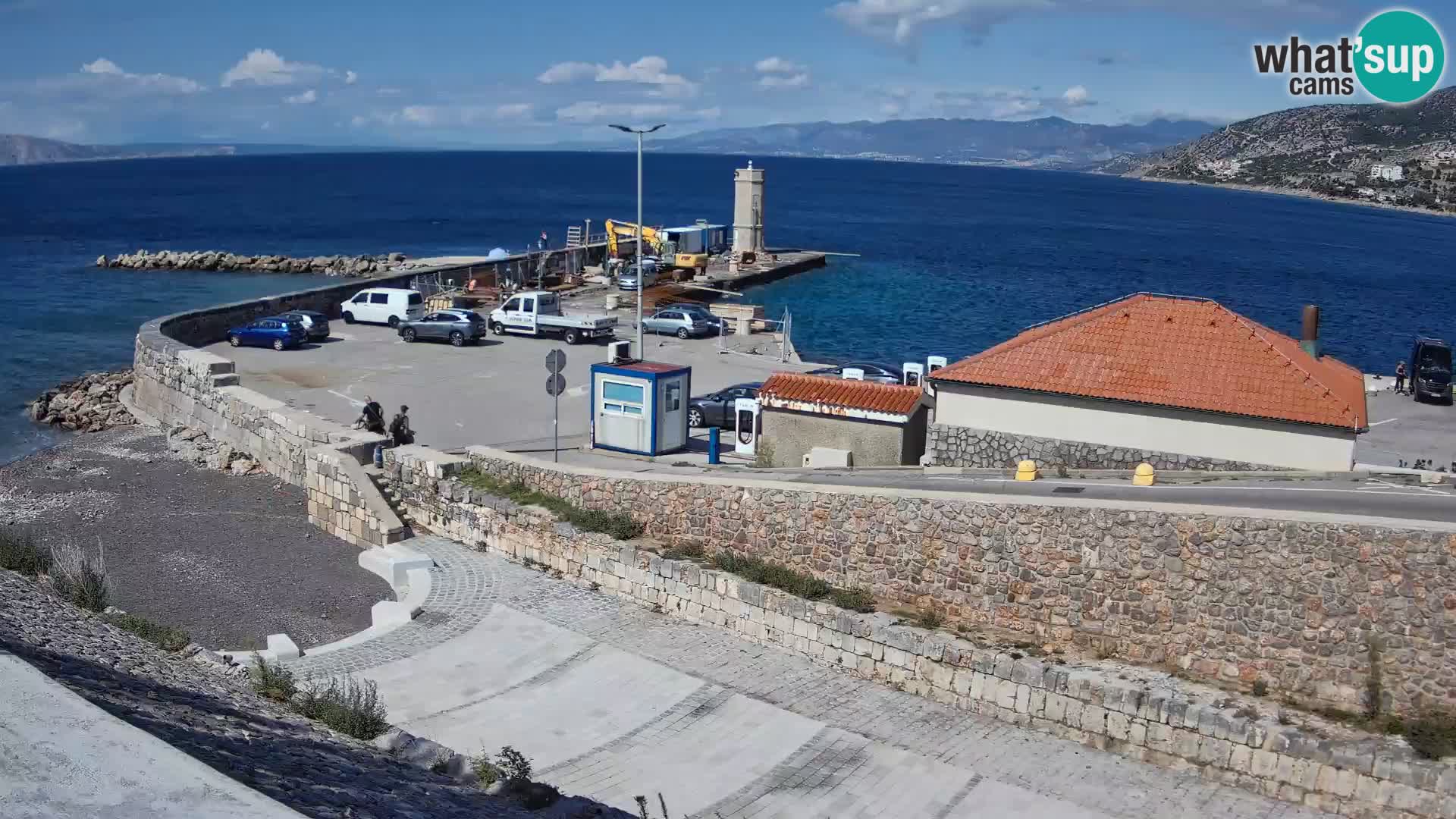Senj Harbour Webcam – Breakwater & Lighthouse Live View