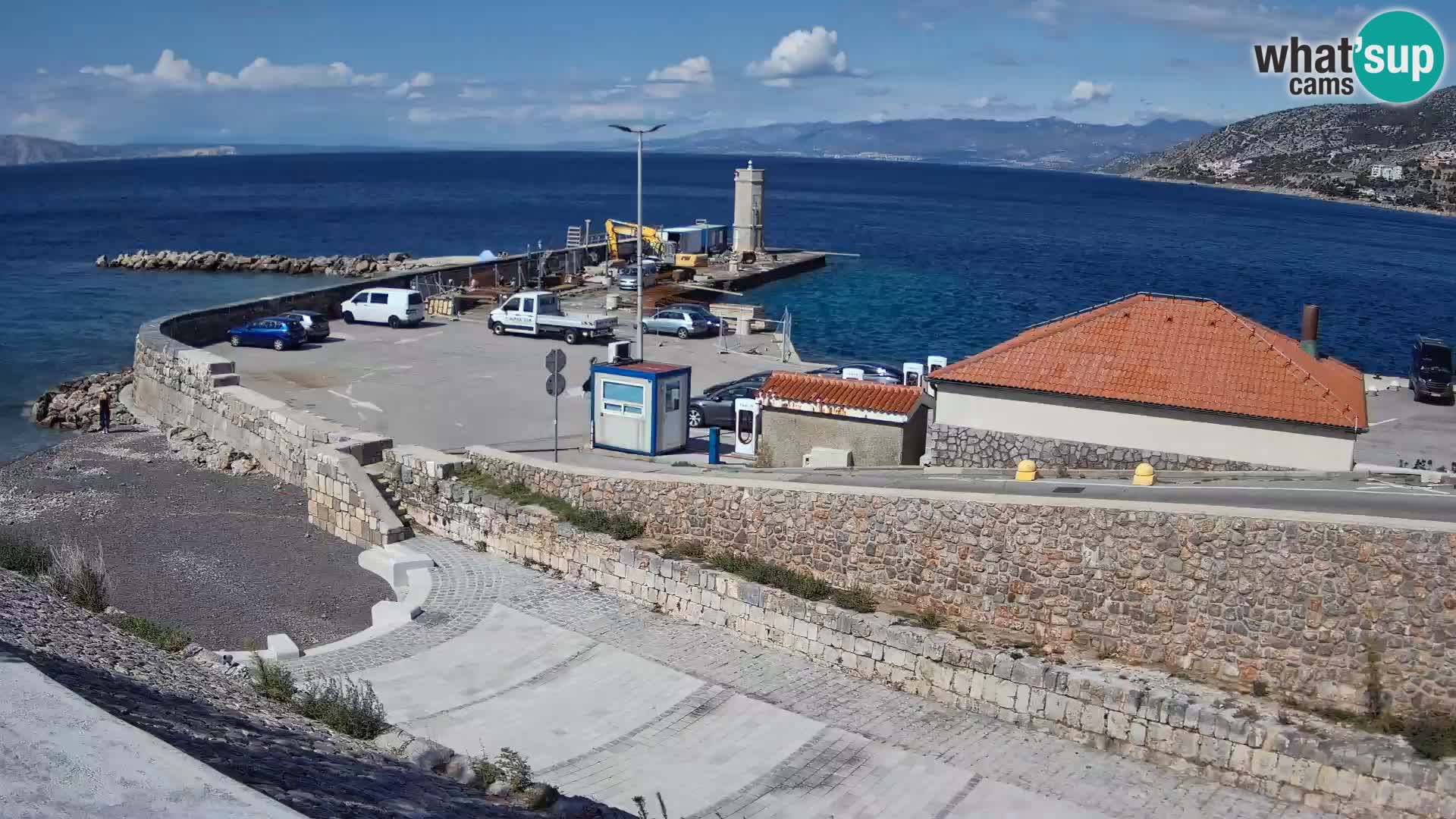 Senj Harbour Webcam – Breakwater & Lighthouse Live View