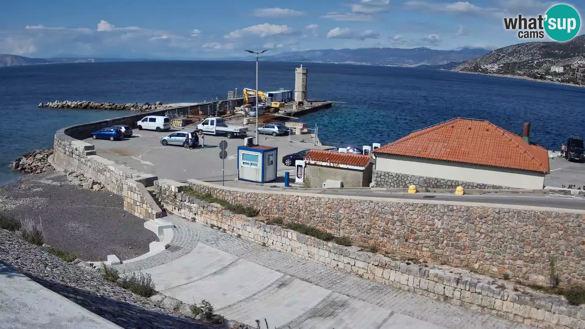 Webcam Porto di Segna – Frangiflutti e Faro in diretta
