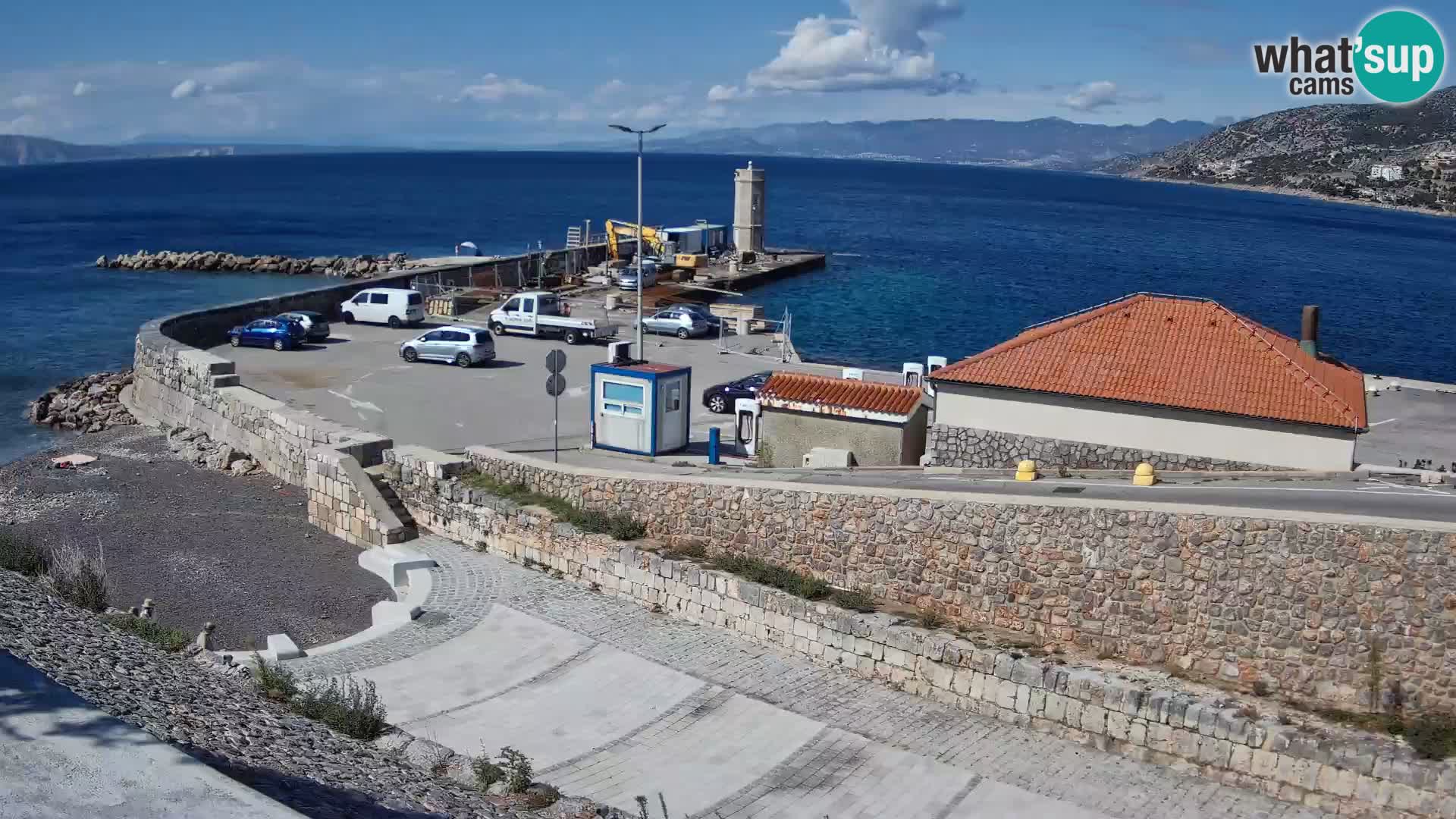 Senj Harbour Webcam – Breakwater & Lighthouse Live View