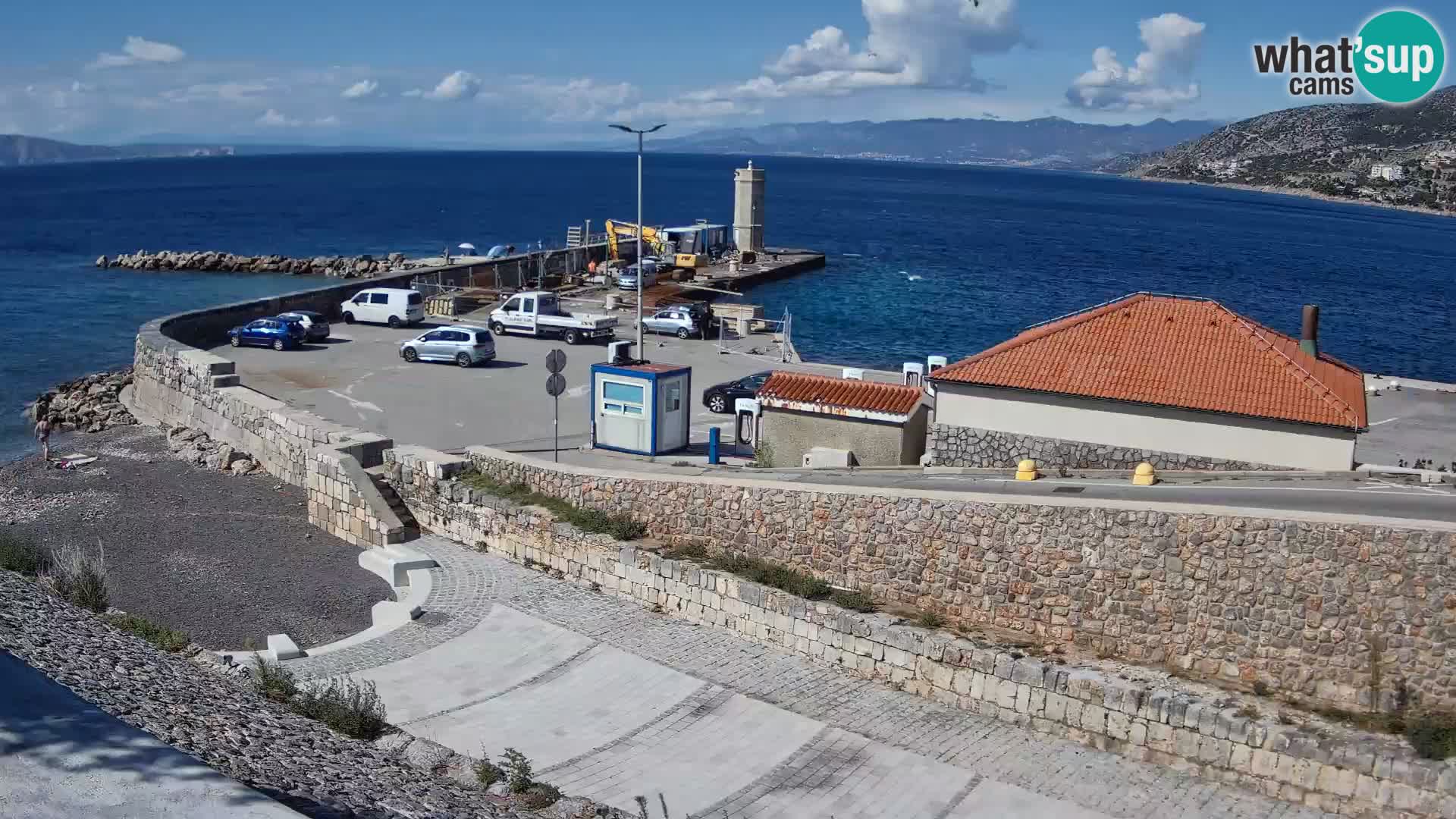 Webcam Porto di Segna – Frangiflutti e Faro in diretta