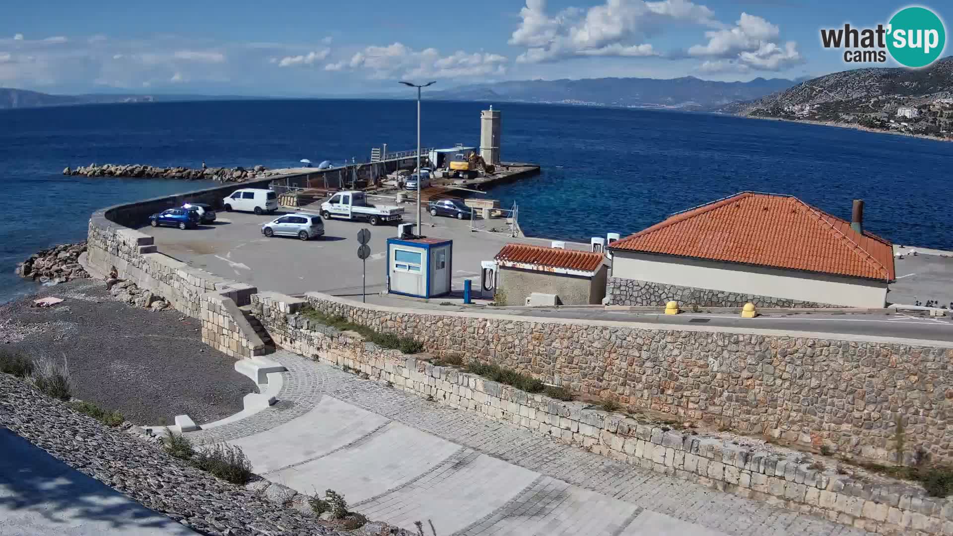 Webcam Porto di Segna – Frangiflutti e Faro in diretta