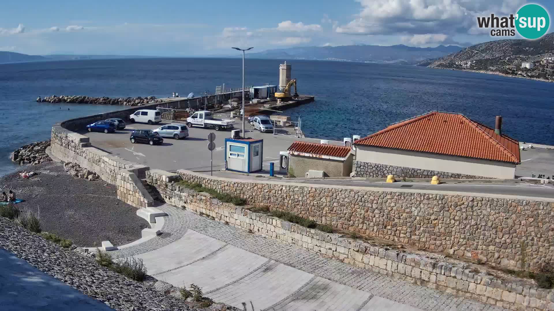 Senj Harbour Webcam – Breakwater & Lighthouse Live View