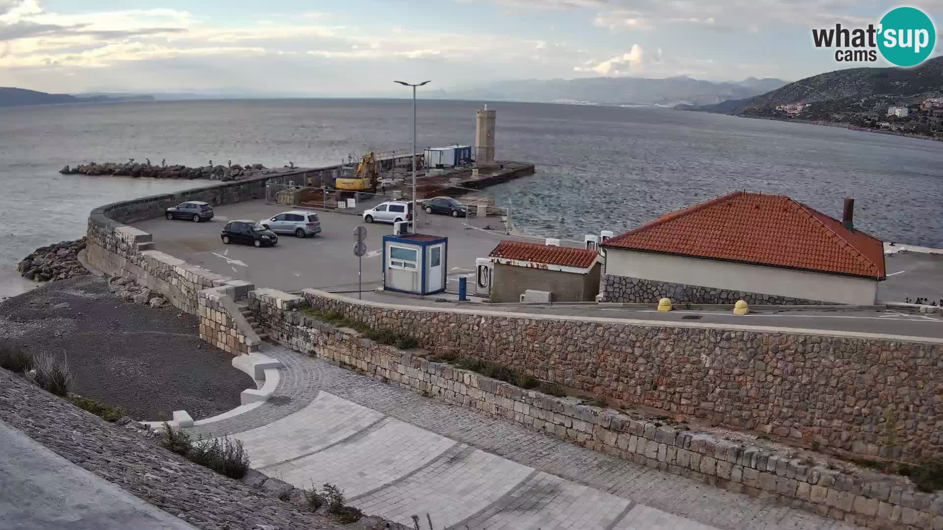 Senj Harbour Webcam – Breakwater & Lighthouse Live View