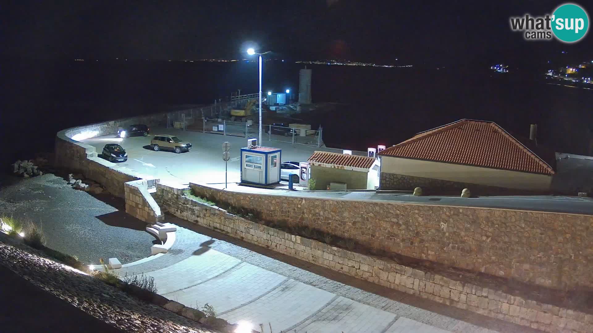 Senj Hafen Webcam – Wellenbrecher & Leuchtturm Liveblick