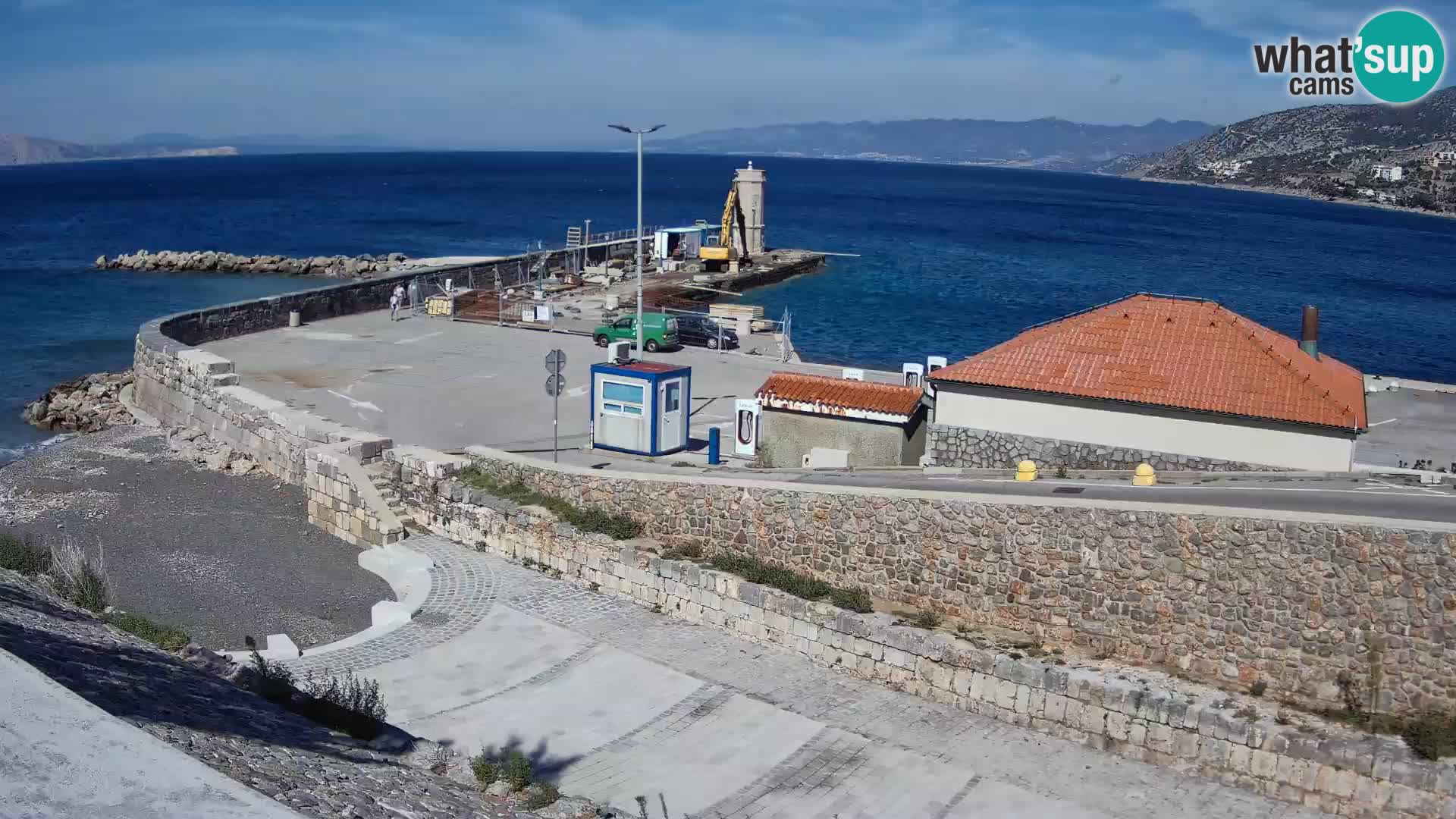 Senj Harbour Webcam – Breakwater & Lighthouse Live View