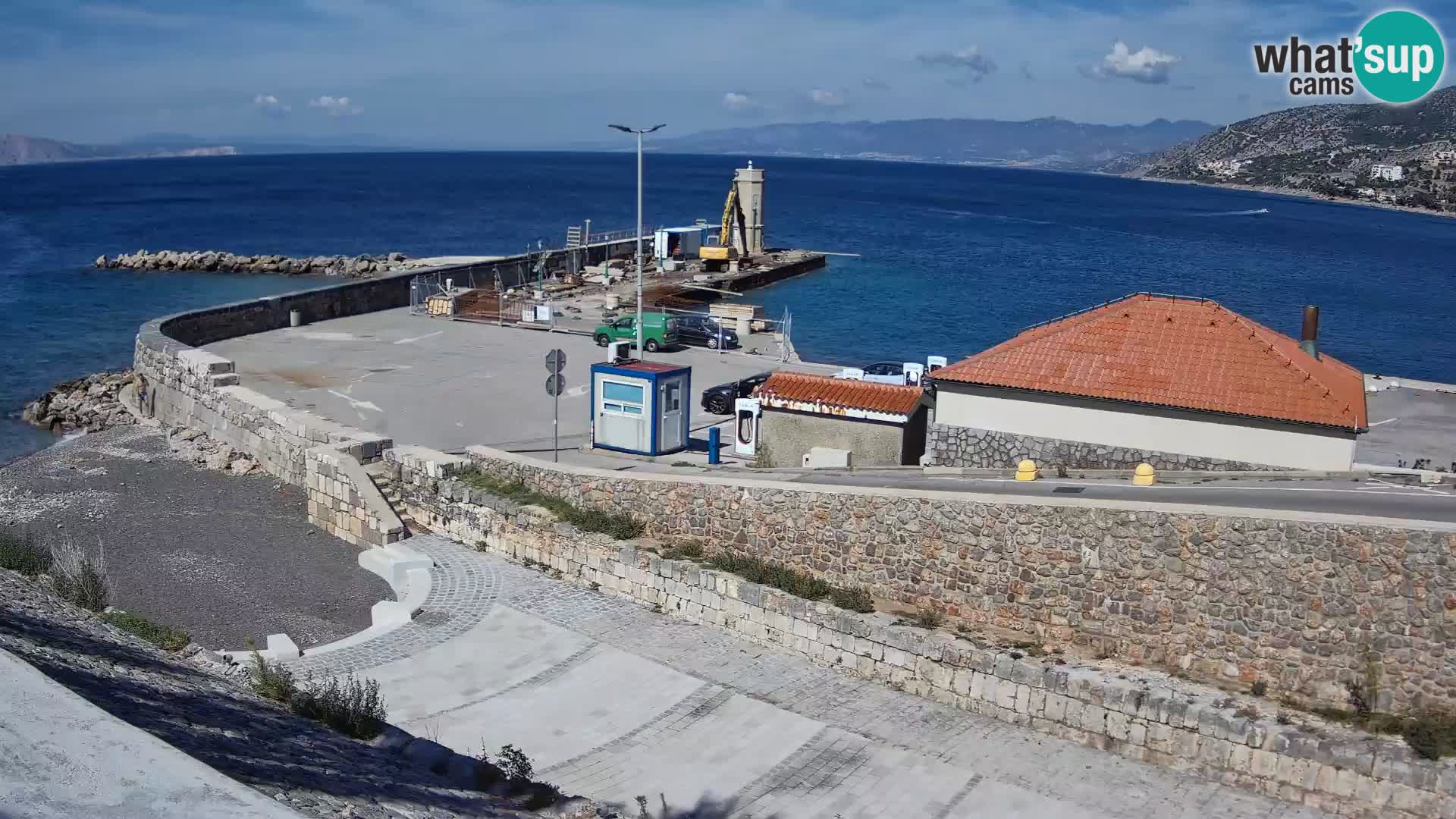 Senj Harbour Webcam – Breakwater & Lighthouse Live View