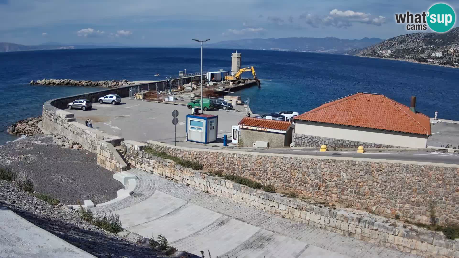 Senj Harbour Webcam – Breakwater & Lighthouse Live View
