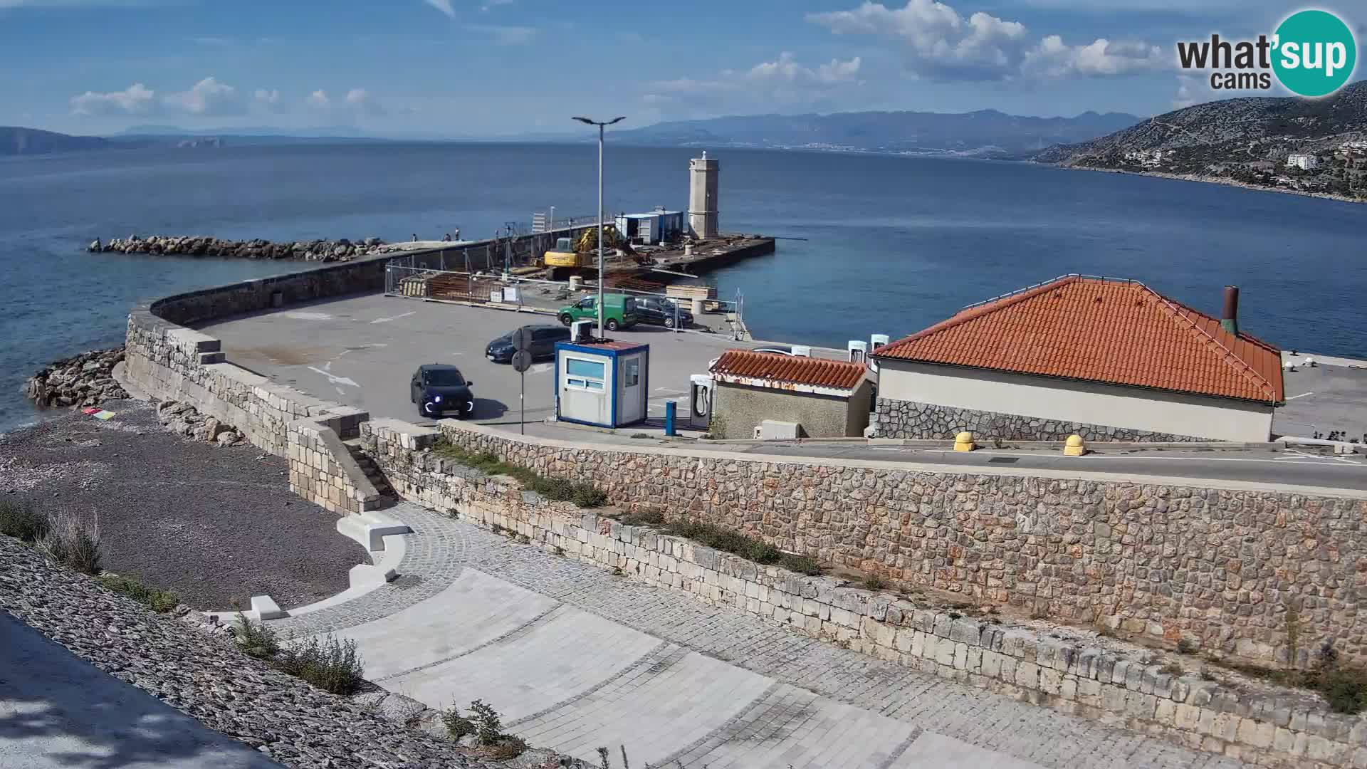 Senj Harbour Webcam – Breakwater & Lighthouse Live View