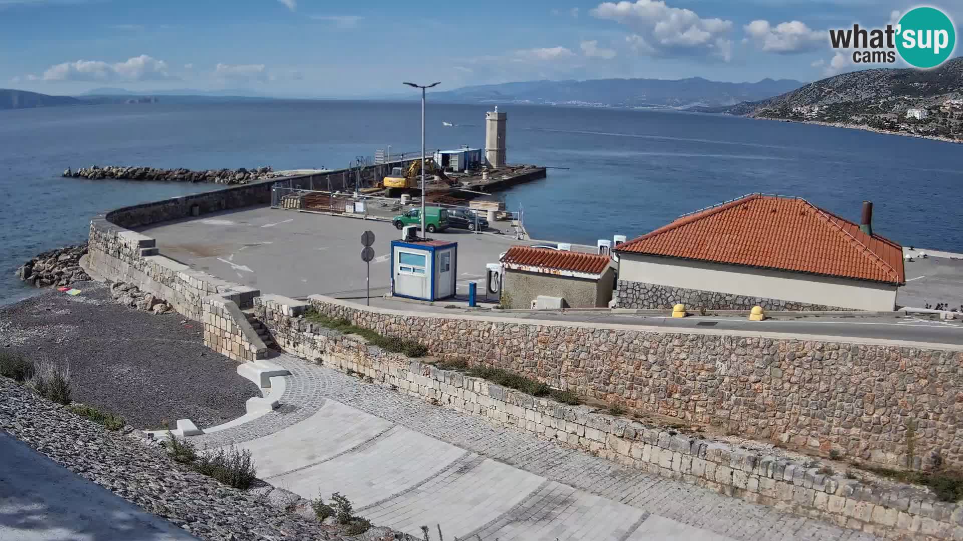 Webcam Porto di Segna – Frangiflutti e Faro in diretta