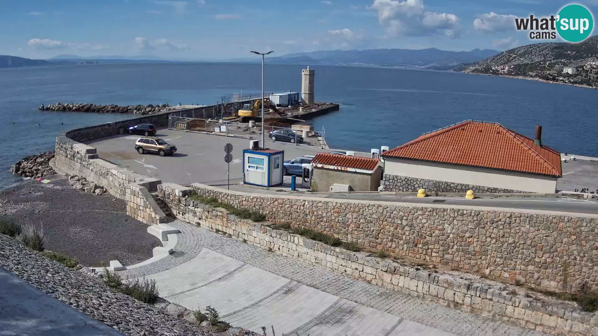 Webcam Porto di Segna – Frangiflutti e Faro in diretta