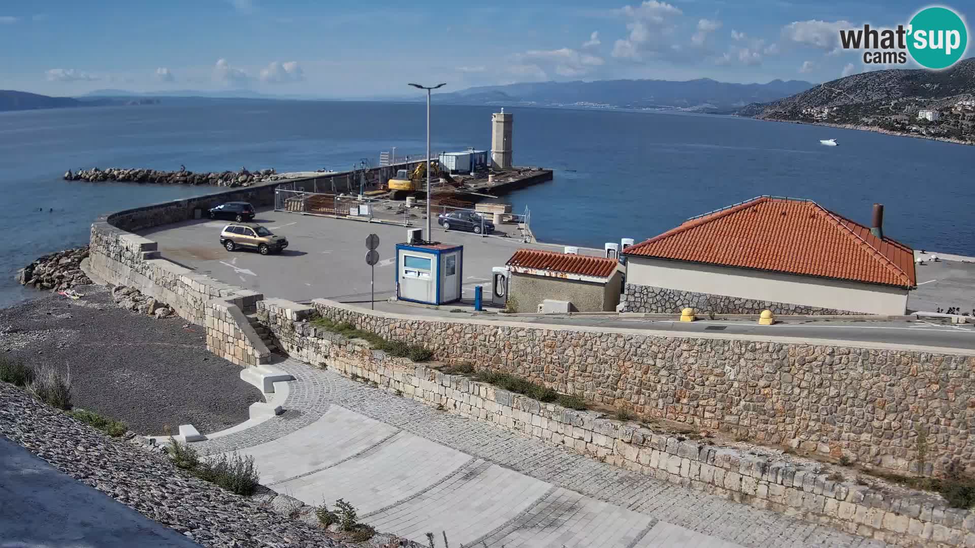 Senj Harbour Webcam – Breakwater & Lighthouse Live View
