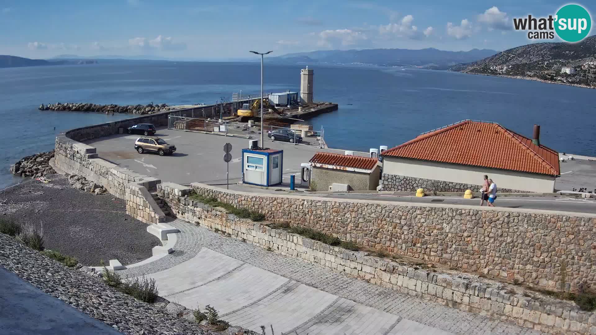 Webcam Porto di Segna – Frangiflutti e Faro in diretta