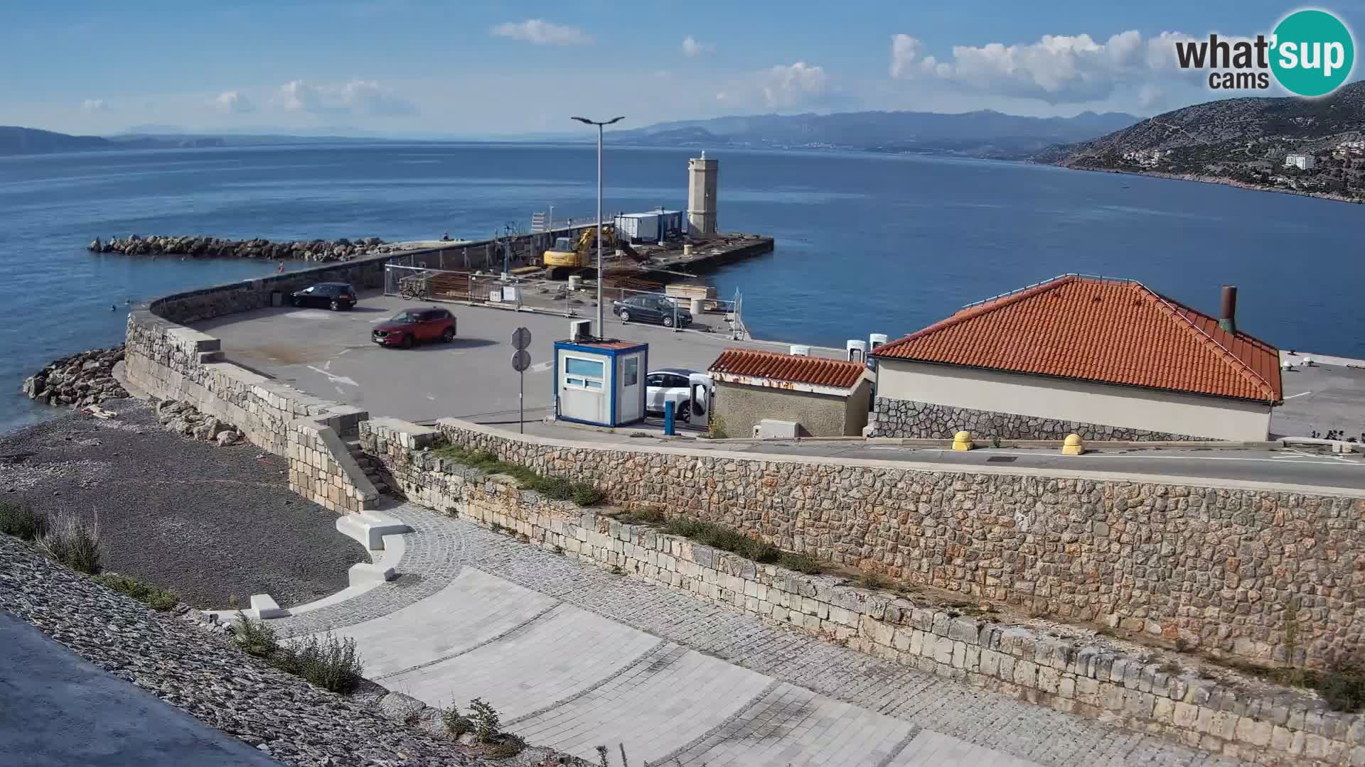 Senj Harbour Webcam – Breakwater & Lighthouse Live View