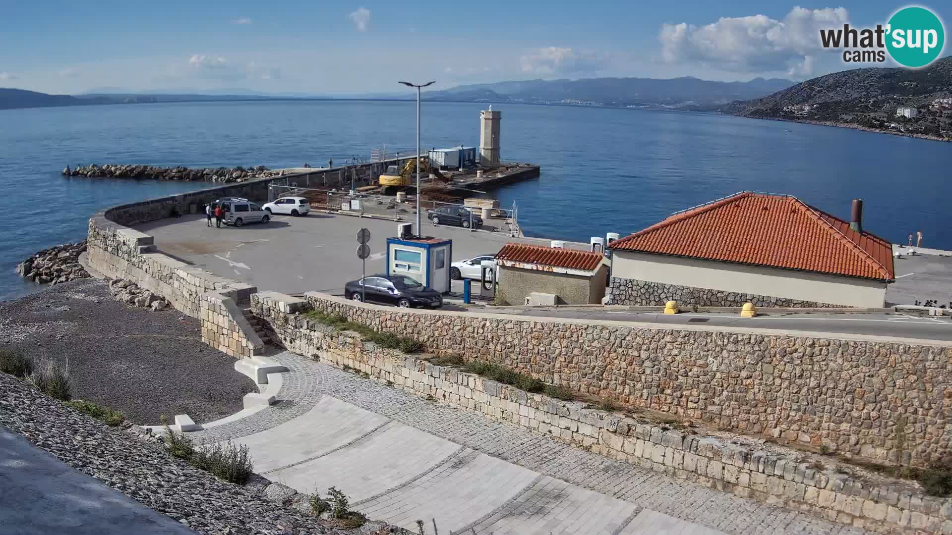 Senj Harbour Webcam – Breakwater & Lighthouse Live View
