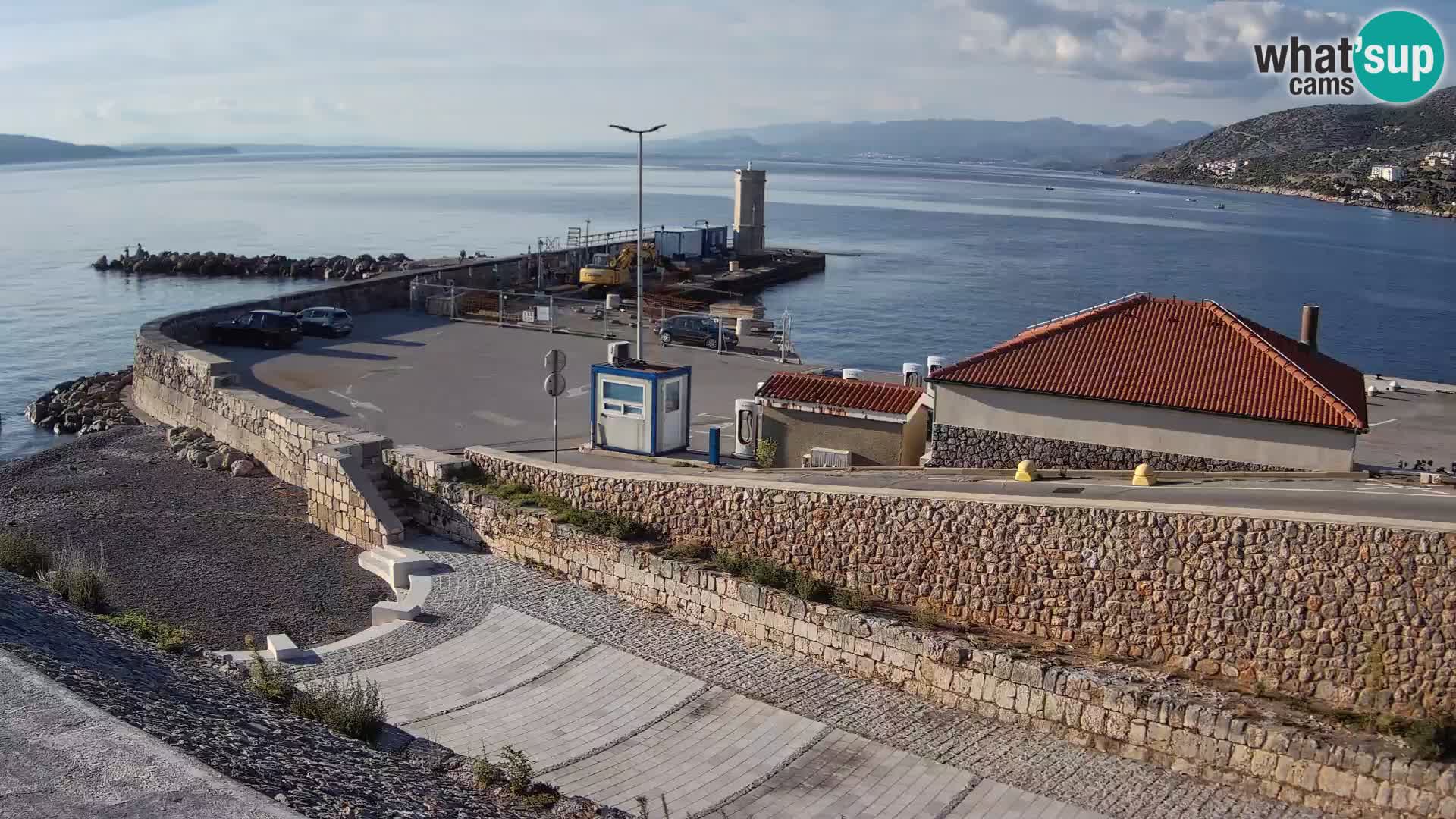 Webcam puerto de Senj – Rompeolas y faro en directo