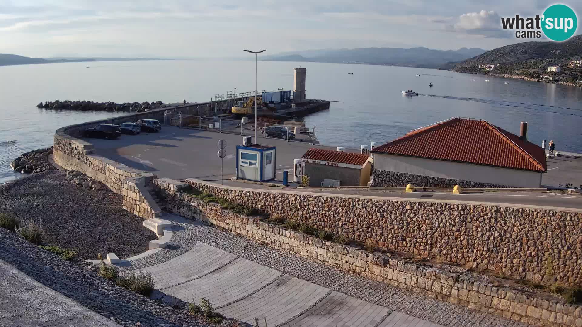 Senj Harbour Webcam – Breakwater & Lighthouse Live View